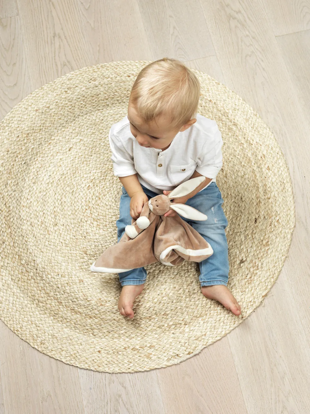 Teddykompaniet Diinglisar Nusseklud - Kanin Støvet Brun- Nusseklude