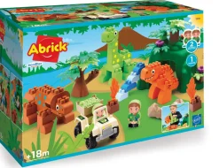 ECOIFFIER Dinoland m/køretøj & figurer- Små Byggesæt