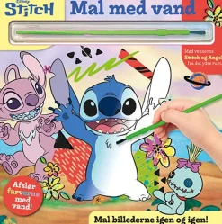 Alvilda Disney Stitch - Mal med vand- Aktivitets- & Malebøger