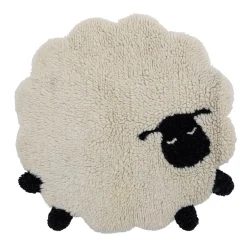 Bloomingvillemini Dolly Tæppe, Hvid, Uld-Børn Gulvtæpper