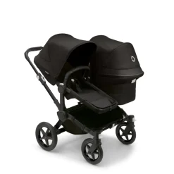 Bugaboo Donkey 5 duo extension complete - midnight black- Tilkøb Til Søskendevogne