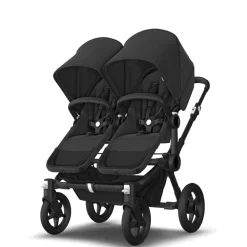 Bugaboo Donkey 5 duo extension complete - midnight black- Tilkøb Til Søskendevogne