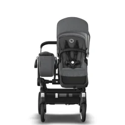 Bugaboo Donkey 5 mono complete - grey melange/graphite stel- Søskende/Tvillingevogne|Kombivogne Med Ergonomiske Sæder