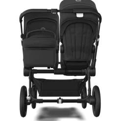 Bugaboo Donkey 5 søskendevogn complete - midnight black/black stel- Søskende/Tvillingevogne