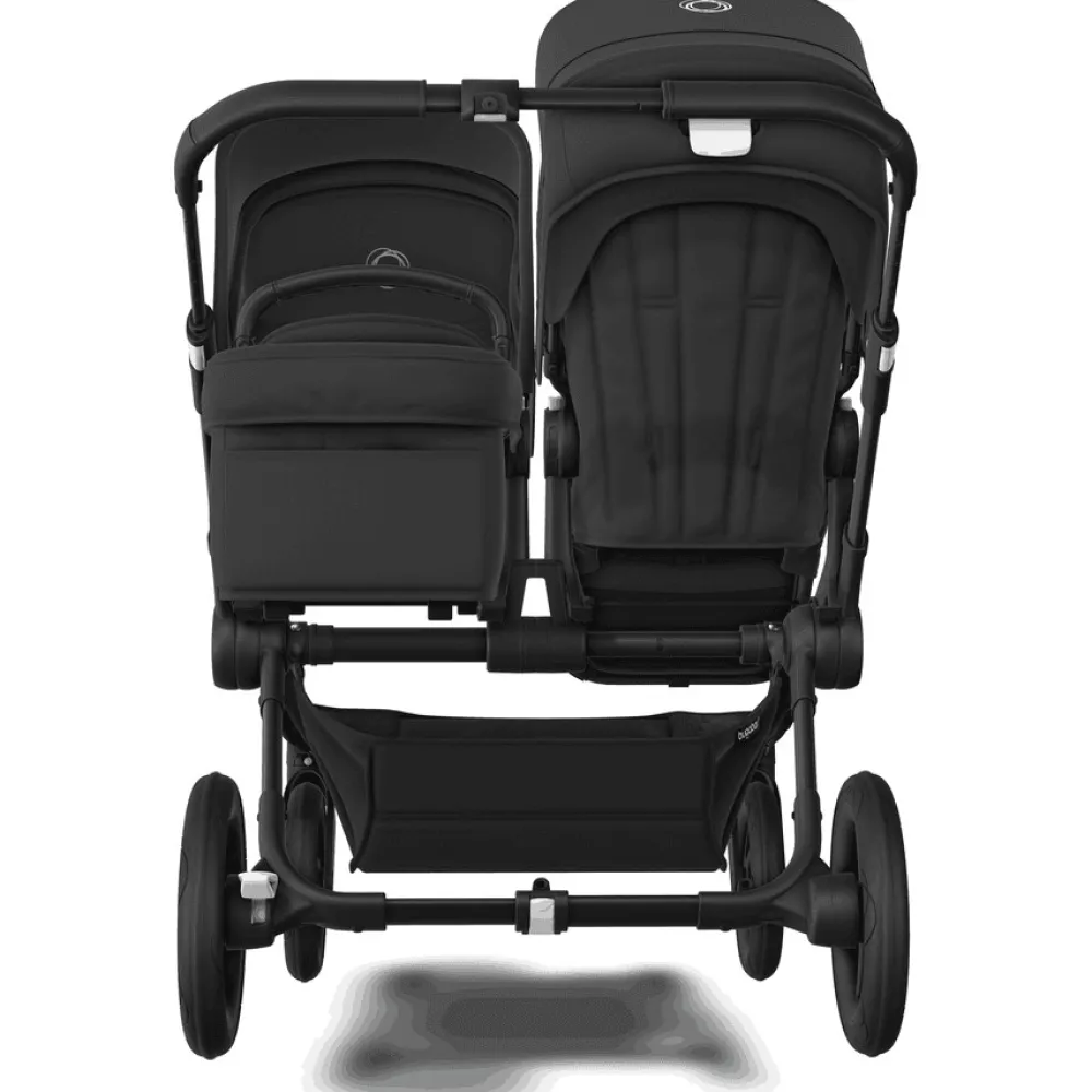 Bugaboo Donkey 5 søskendevogn complete - midnight black/black stel- Søskende/Tvillingevogne