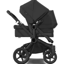 Bugaboo Donkey 5 søskendevogn complete - midnight black/black stel- Søskende/Tvillingevogne
