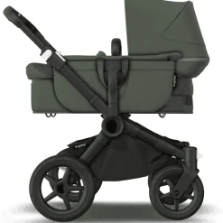 Bugaboo Donkey 5 søskendevogn complete - forest green/black stel- Søskende/Tvillingevogne