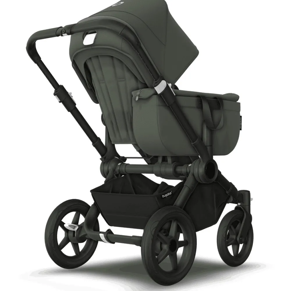 Bugaboo Donkey 5 søskendevogn complete - forest green/black stel- Søskende/Tvillingevogne