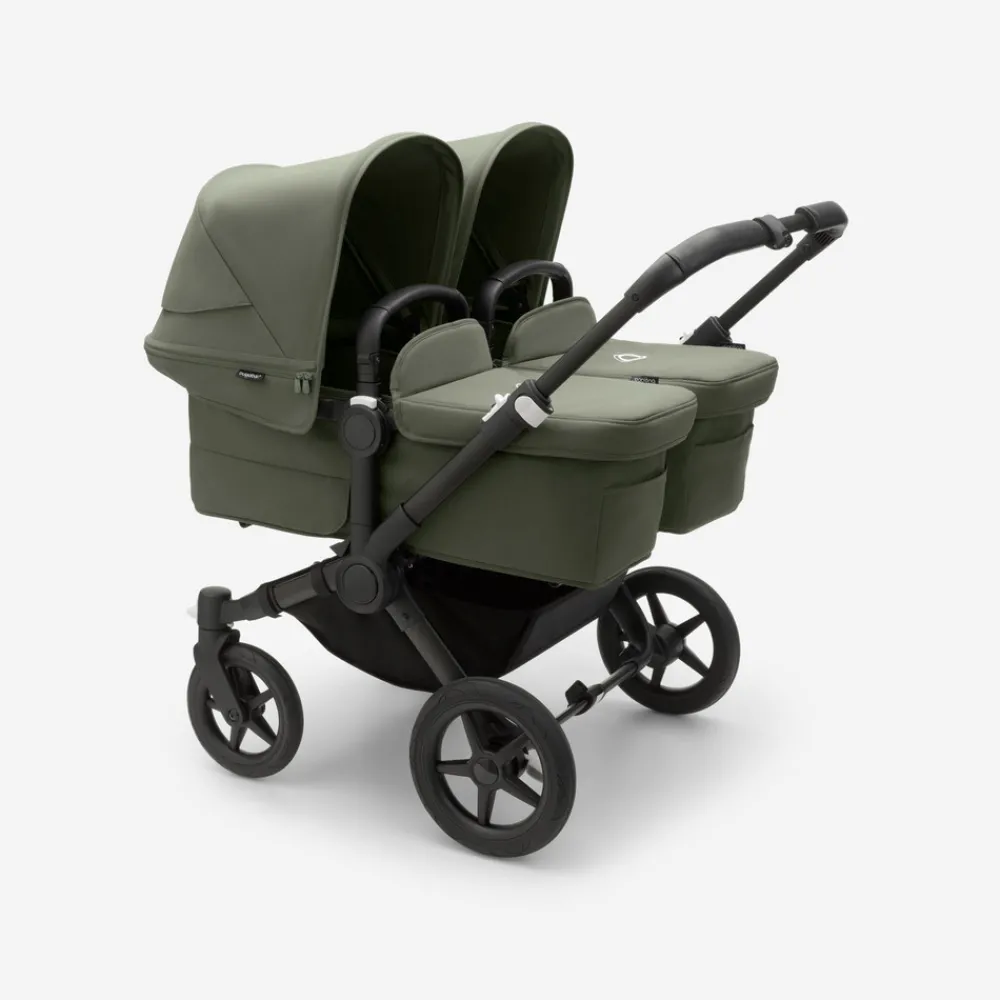 Bugaboo Donkey 5 Twin - forest green- Søskende/Tvillingevogne