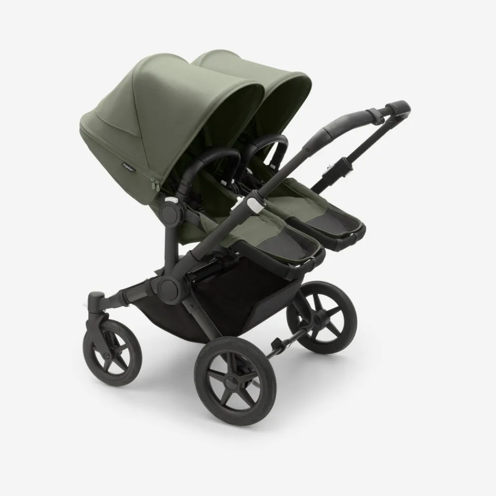 Bugaboo Donkey 5 Twin - forest green- Søskende/Tvillingevogne