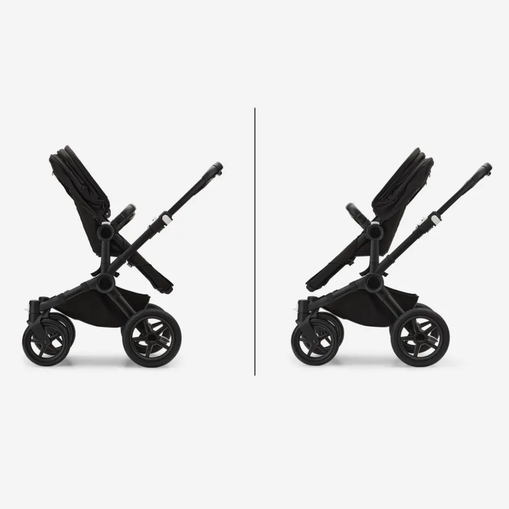 Bugaboo Donkey 5 Twin - midnight black- Søskende/Tvillingevogne