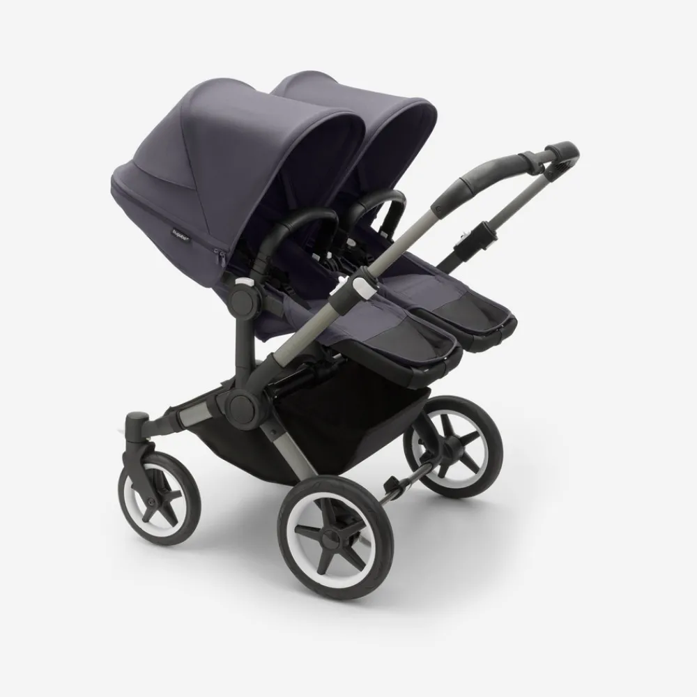 Bugaboo Donkey 5 Twin - stormy blue- Søskende/Tvillingevogne