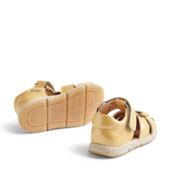 Wheat Donna sandal - lemon- Sandaler Med Blink|Sandaler Med Lukket Tå