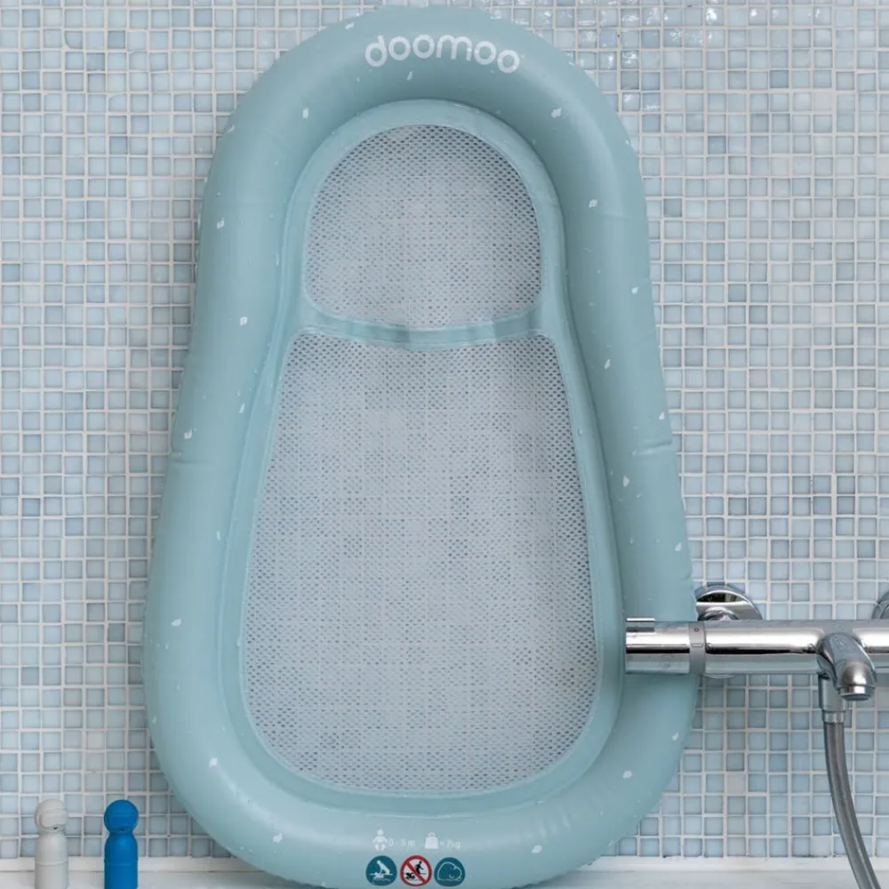 Doomoo Uppblåsbar Badmadrass Mint- Badekar, Stativer & Badestole