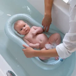 Doomoo Uppblåsbar Badmadrass Mint- Badekar, Stativer & Badestole