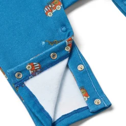 Småfolk Dorset Golden Smækbukser - Vivid blue- Smækbukser & Buksedragter