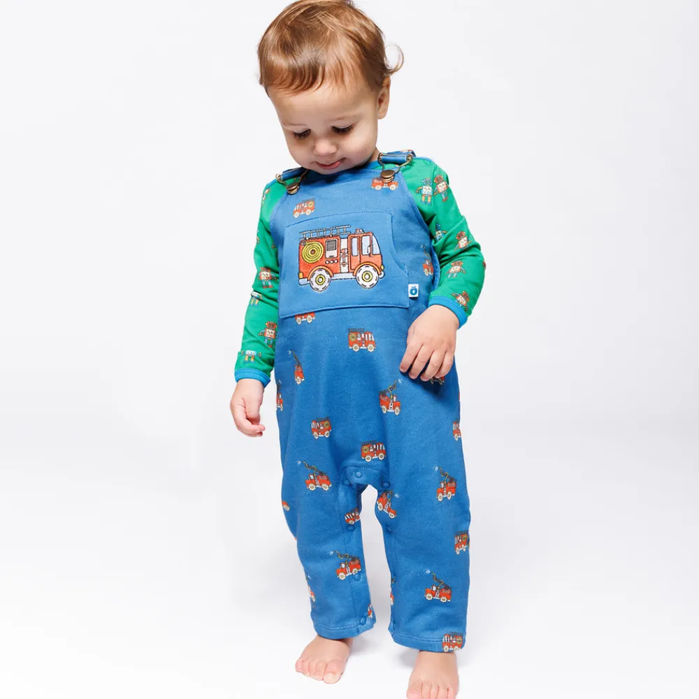 Småfolk Dorset Golden Smækbukser - Vivid blue- Smækbukser & Buksedragter