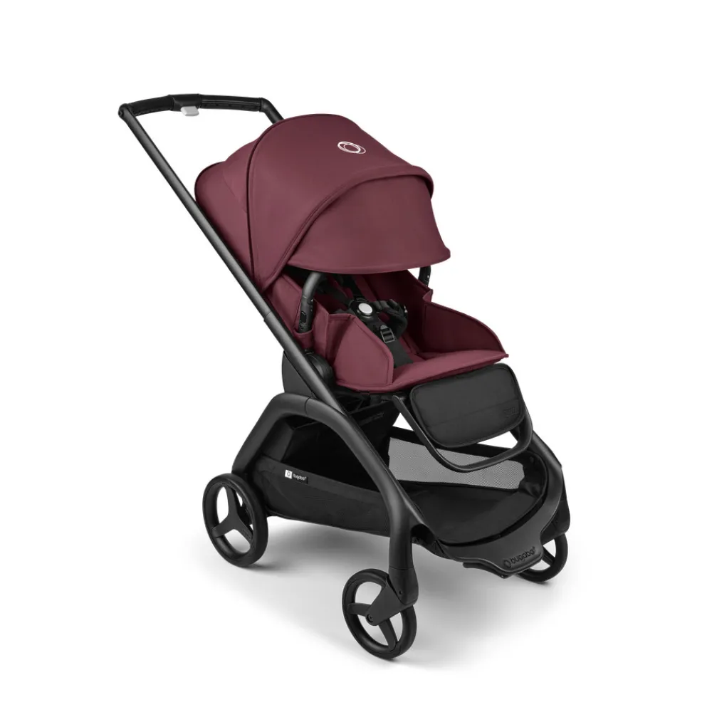 Bugaboo Dragonfly complete - black/dark cherry- Klapvogne Med Ergonomiske Sæder