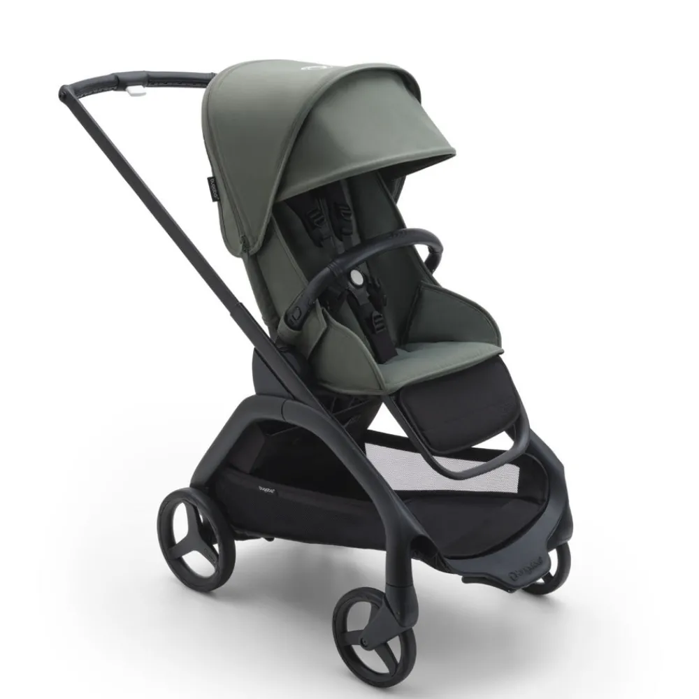 Bugaboo Dragonfly complete - black/forest green- Klapvogne Med Ergonomiske Sæder