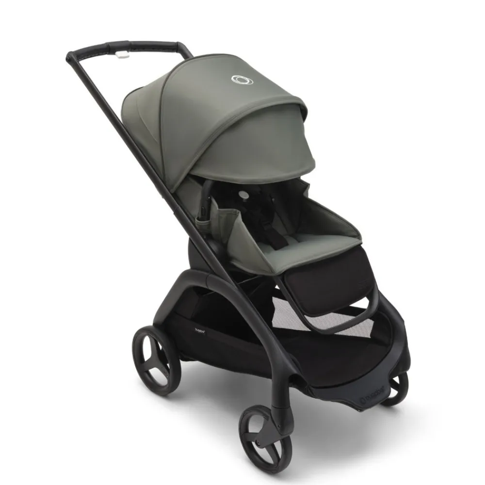 Bugaboo Dragonfly complete - black/forest green- Klapvogne Med Ergonomiske Sæder