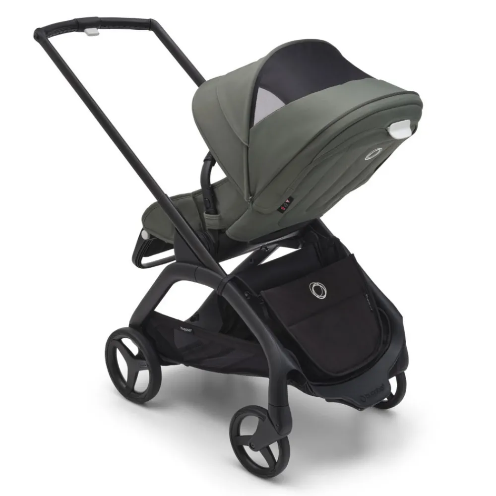 Bugaboo Dragonfly complete - black/forest green- Klapvogne Med Ergonomiske Sæder