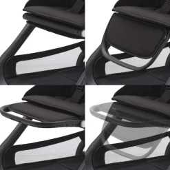 Bugaboo Dragonfly complete - black/forest green- Klapvogne Med Ergonomiske Sæder