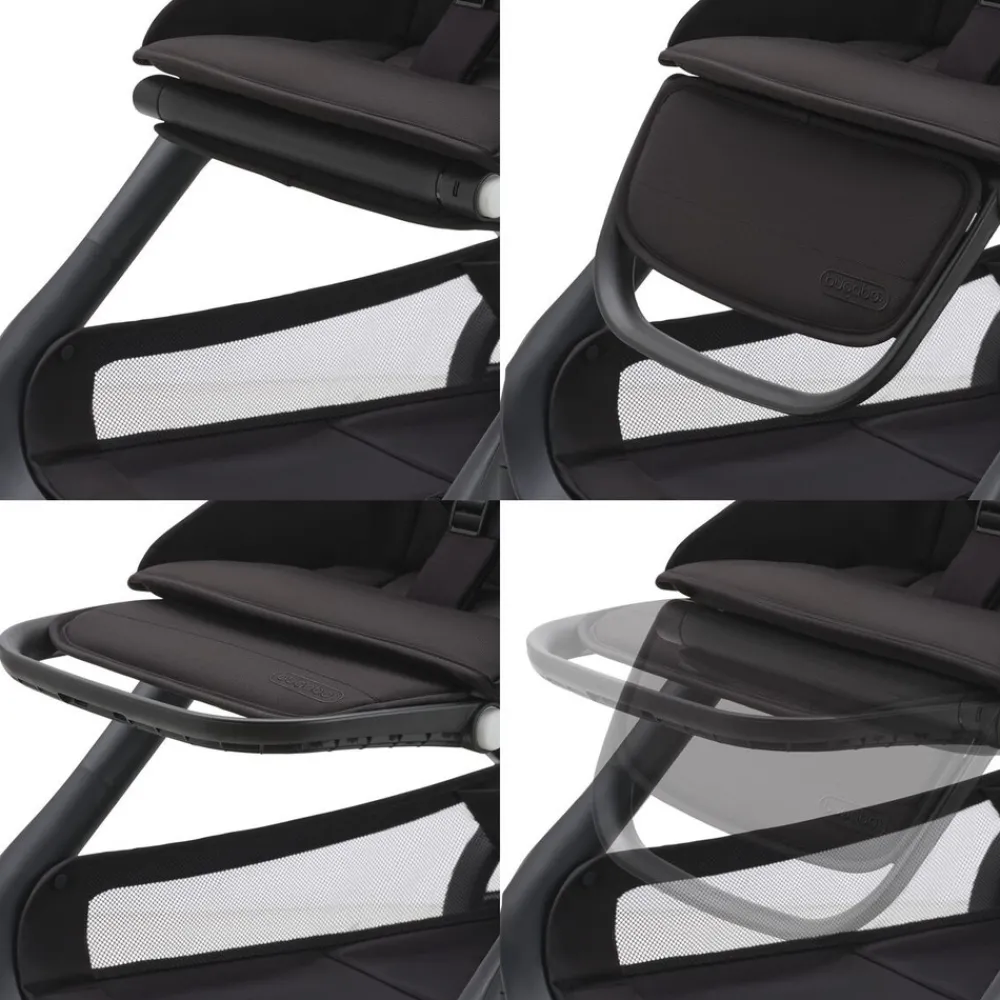 Bugaboo Dragonfly complete - black/forest green- Klapvogne Med Ergonomiske Sæder