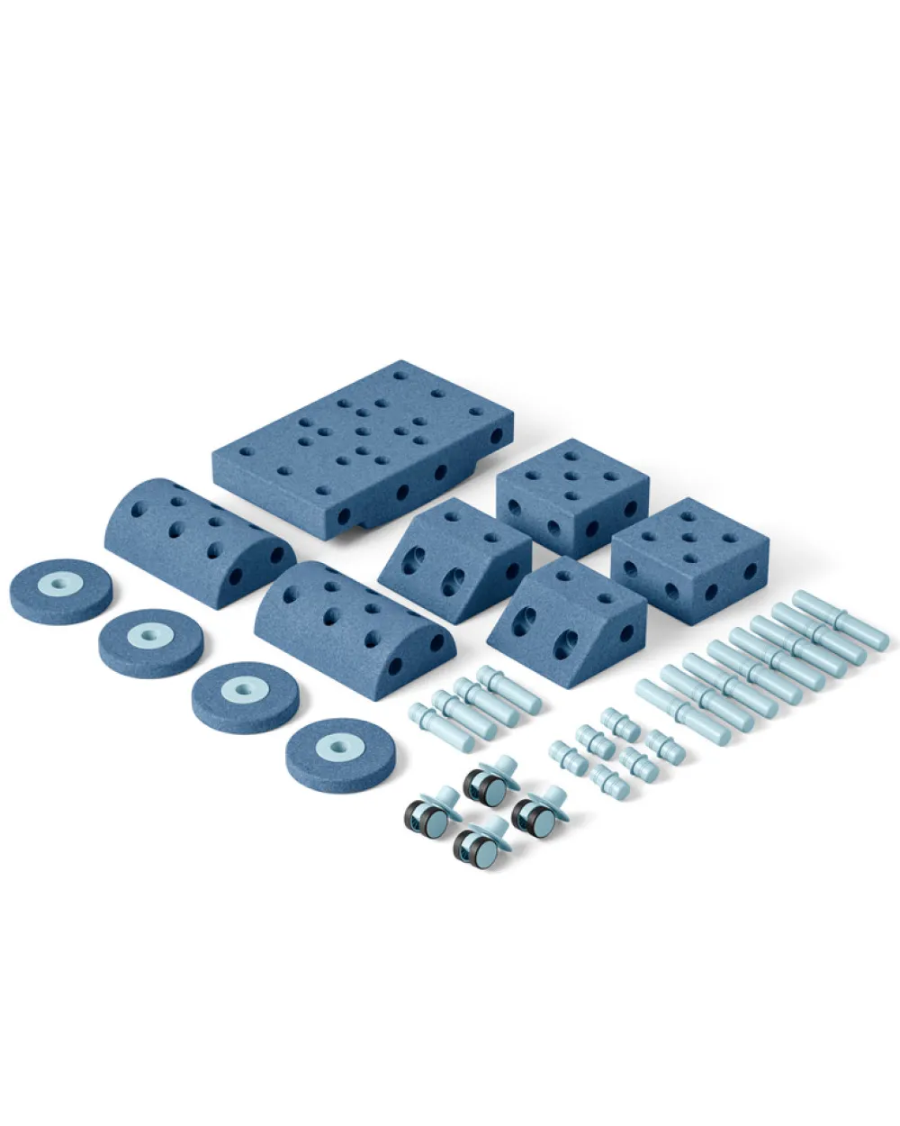 MODU Dreamer Set Deep Blue / Sky Blue- Store Byggesæt|Tumlemøbler