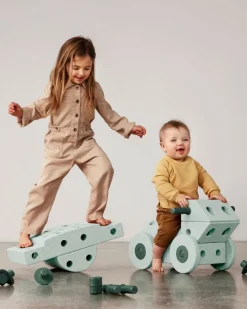 MODU Dreamer Set Ocean Mint / Forest Green- Store Byggesæt|Tumlemøbler