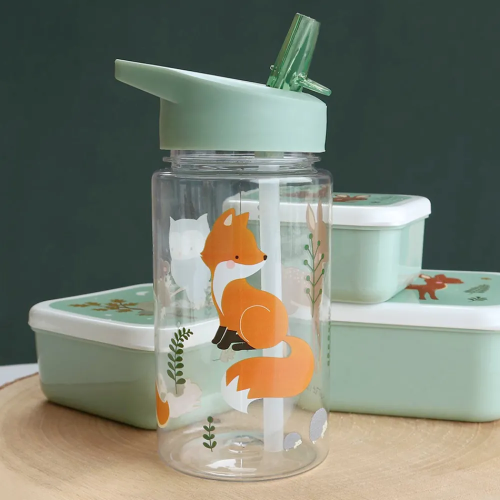 A Little Lovely Company Drikkedunk plast Forest friends- Madkasser & Drikkedunke