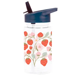 A Little Lovely Company Drink bottle: Strawberries- Madkasser & Drikkedunke