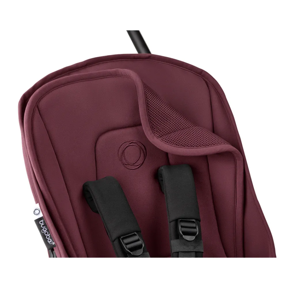 Bugaboo Dual comfort seat liner - dark cherry- Seatliner