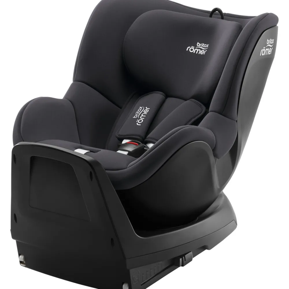 Britax Römer DUALFIX PLUS Midnight Grey- Autostole 40-125 Cm (0-6 År)