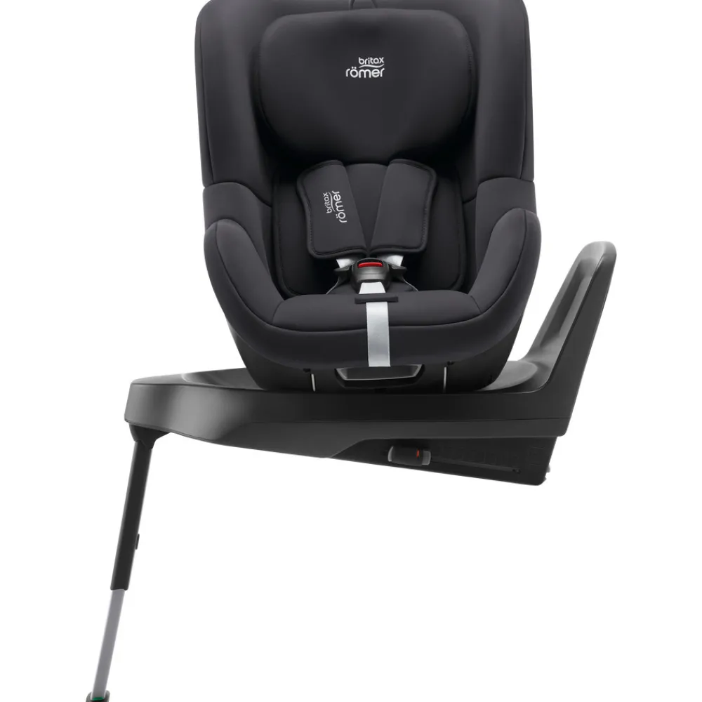 Britax Römer DUALFIX PLUS Midnight Grey- Autostole 40-125 Cm (0-6 År)
