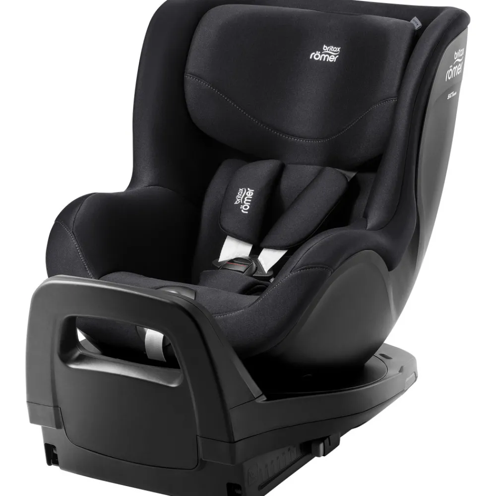 Britax Römer Dualfix Pro M Classic - Deep Black- Autostole Med Integreret Baser|Autostole 61-105 Cm (3 Mdr.-4 År)