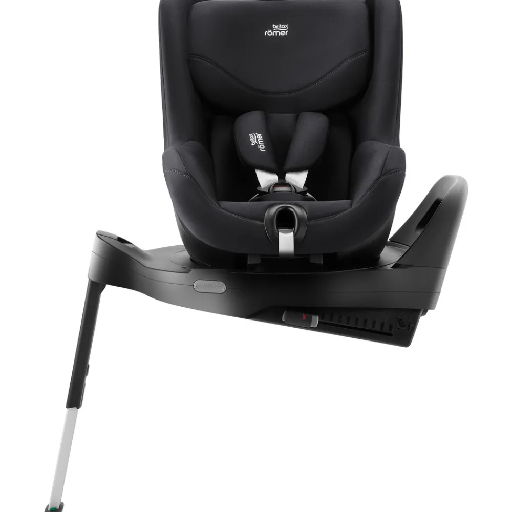 Britax Römer Dualfix Pro M Classic - Deep Black- Autostole Med Integreret Baser|Autostole 61-105 Cm (3 Mdr.-4 År)