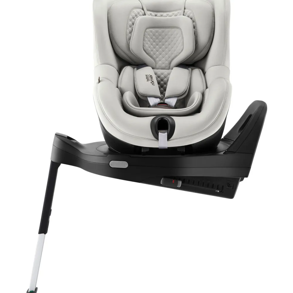 Britax Römer Dualfix Pro M Lux - Linen grey- Autostole Med Integreret Baser|Autostole 61-105 Cm (3 Mdr.-4 År)
