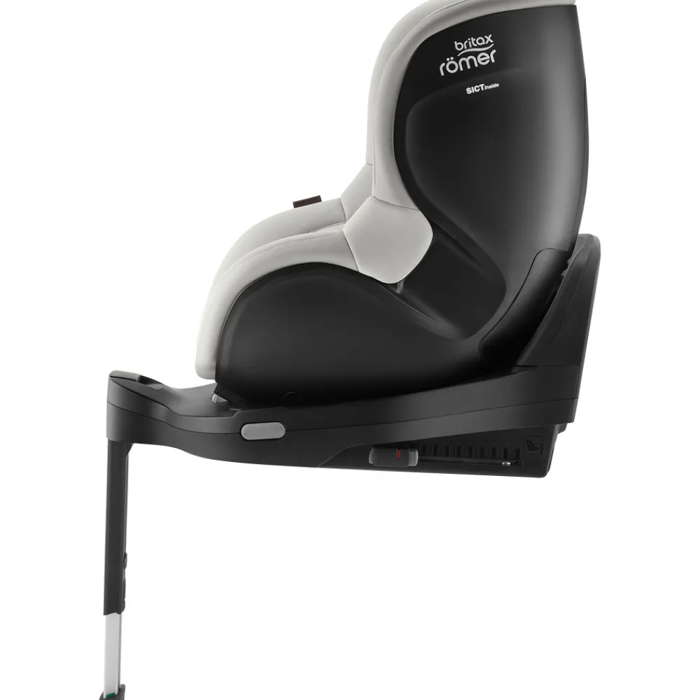 Britax Römer Dualfix Pro M Lux - Linen grey- Autostole Med Integreret Baser|Autostole 61-105 Cm (3 Mdr.-4 År)