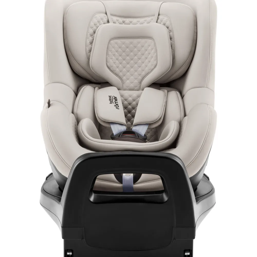 Britax Römer Dualfix Pro M Lux - Soft Taupe- Autostole Med Integreret Baser|Autostole 61-105 Cm (3 Mdr.-4 År)