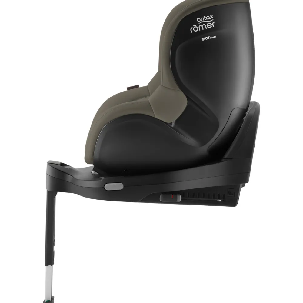 Britax Römer Dualfix Pro M Lux - Urban olive- Autostole Med Integreret Baser|Autostole 61-105 Cm (3 Mdr.-4 År)