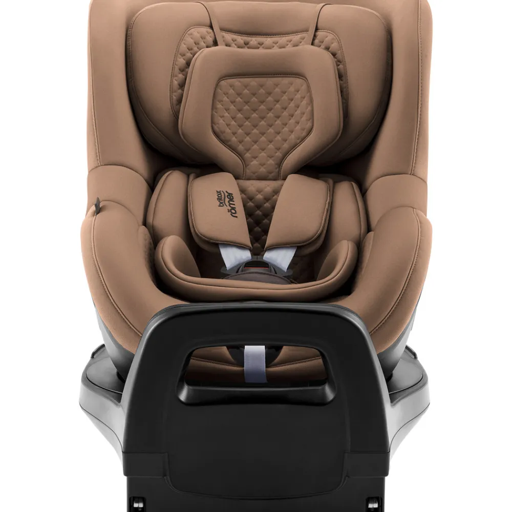 Britax Römer Dualfix Pro M Lux - Warm caramel- Autostole Med Integreret Baser|Autostole 61-105 Cm (3 Mdr.-4 År)