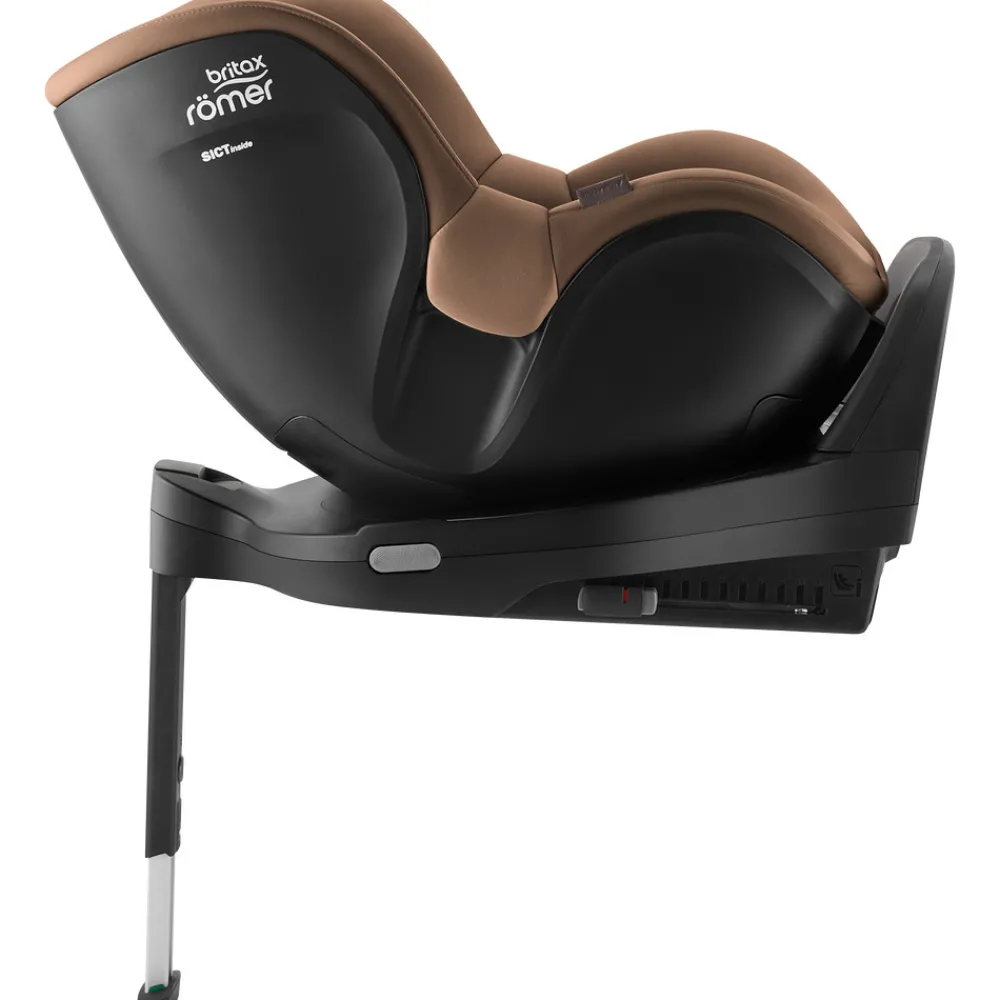 Britax Römer Dualfix Pro M Lux - Warm caramel- Autostole Med Integreret Baser|Autostole 61-105 Cm (3 Mdr.-4 År)
