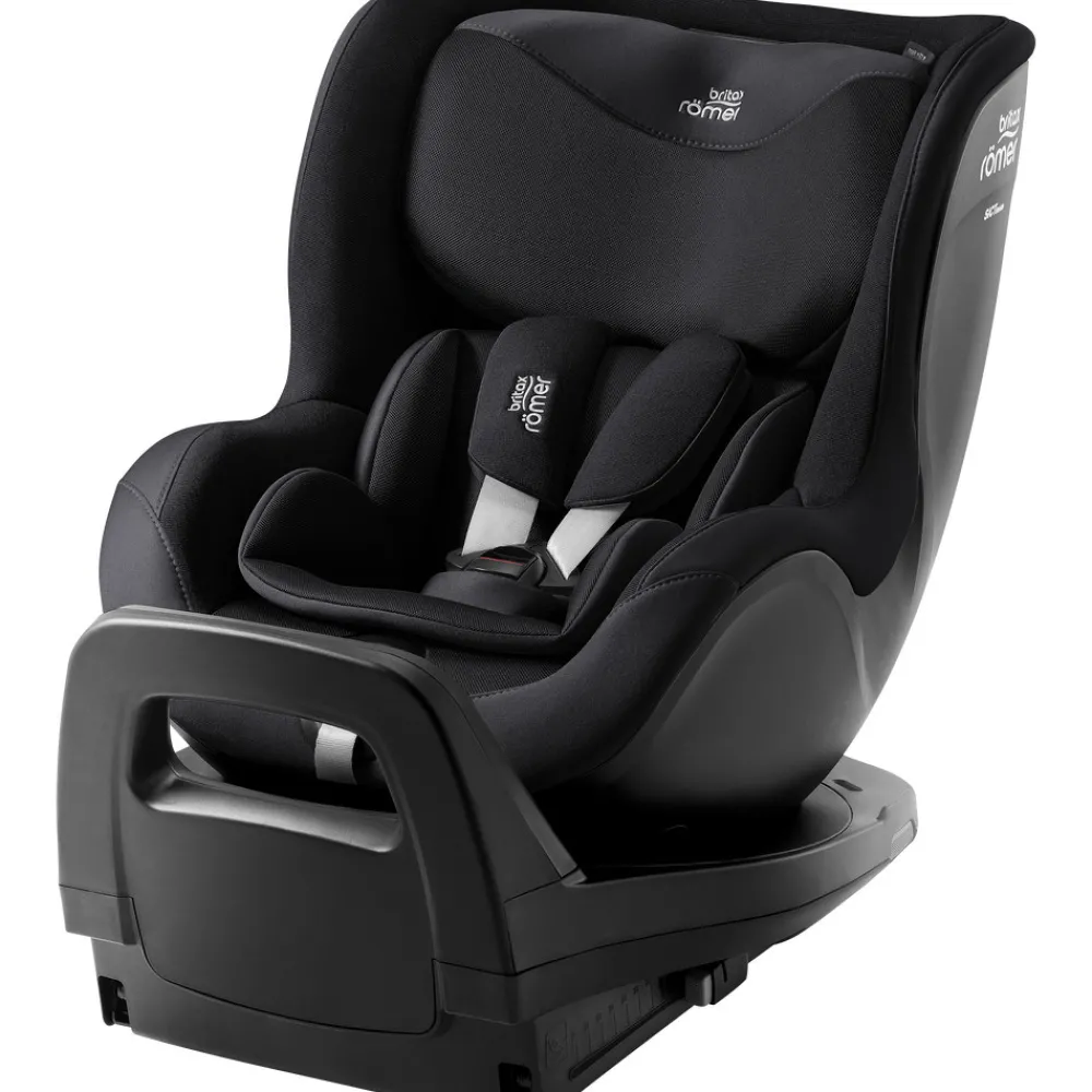 Britax Römer Dualfix Pro M Style - Carbon Black- Autostole Med Integreret Baser|Autostole 61-105 Cm (3 Mdr.-4 År)
