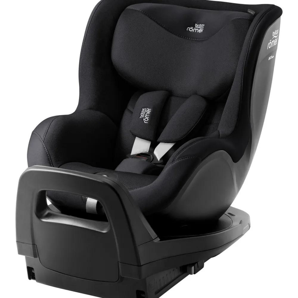 Britax Römer Dualfix Pro M Style - Carbon Black- Autostole Med Integreret Baser|Autostole 61-105 Cm (3 Mdr.-4 År)