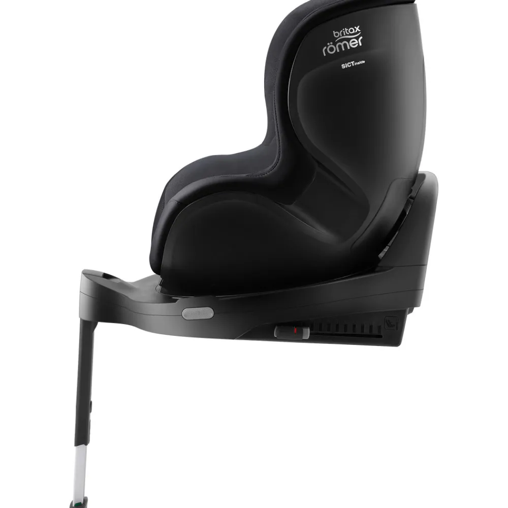 Britax Römer Dualfix Pro M Style - Carbon Black- Autostole Med Integreret Baser|Autostole 61-105 Cm (3 Mdr.-4 År)