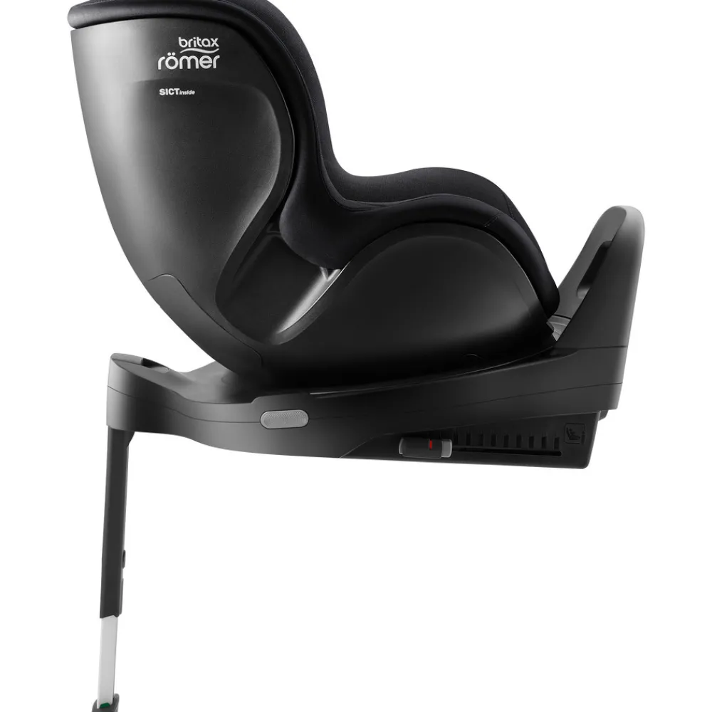 Britax Römer Dualfix Pro M Style - Carbon Black- Autostole Med Integreret Baser|Autostole 61-105 Cm (3 Mdr.-4 År)