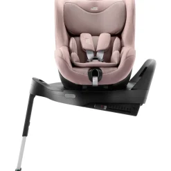 Britax Römer Dualfix Pro M Style - Dusty rose- Autostole Med Integreret Baser|Autostole 61-105 Cm (3 Mdr.-4 År)