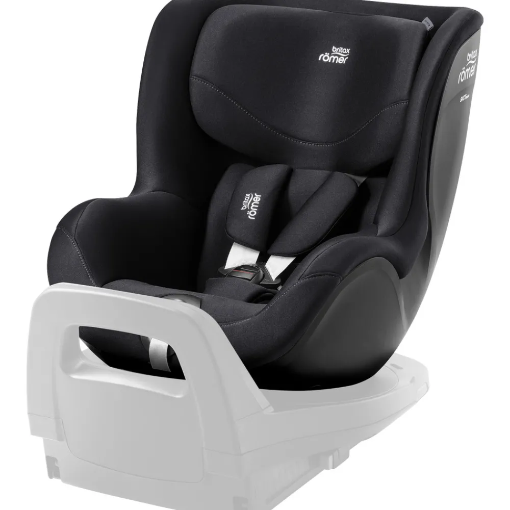 Britax Römer Dualfix 5Z Classic - Deep Black- Autostole 61-105 Cm (3 Mdr.-4 År)