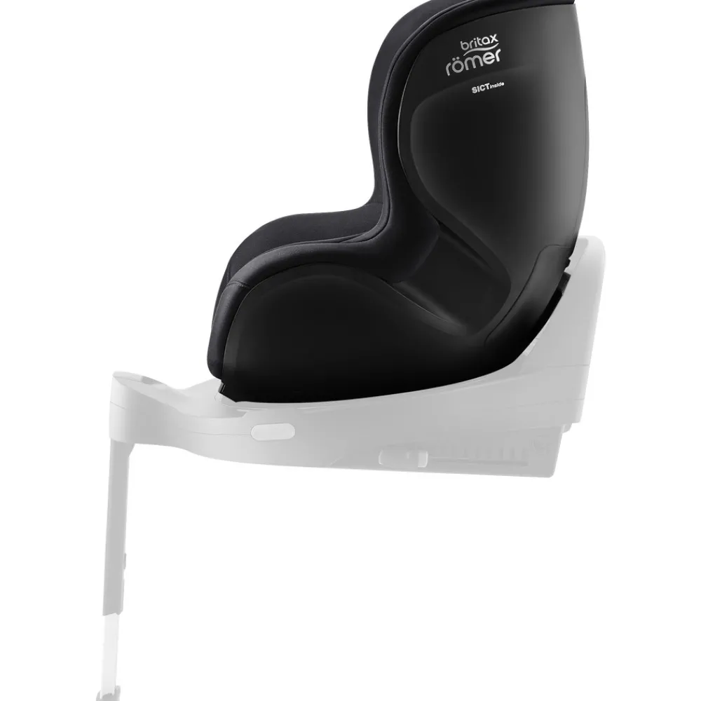 Britax Römer Dualfix 5Z Classic - Deep Black- Autostole 61-105 Cm (3 Mdr.-4 År)