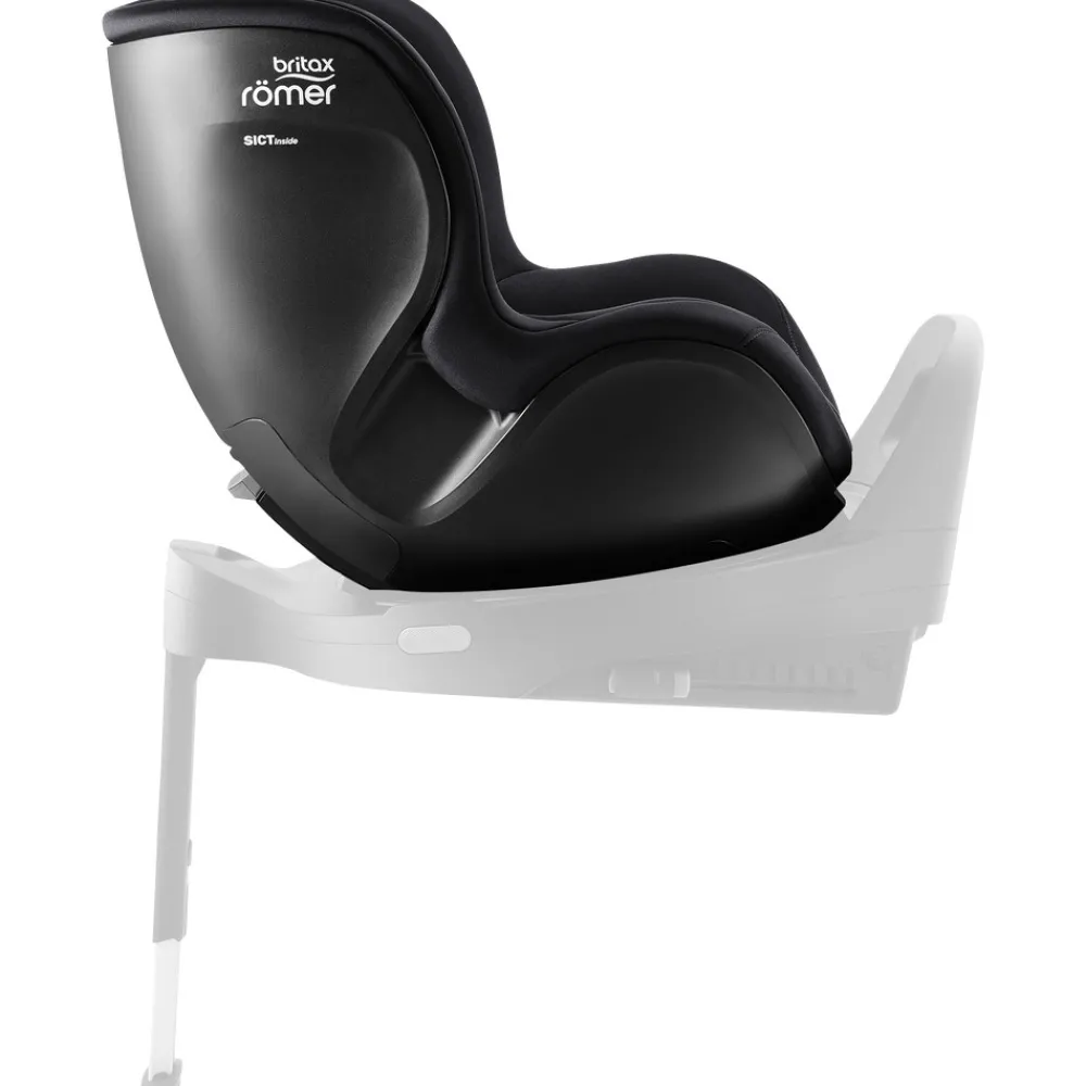 Britax Römer Dualfix 5Z Classic - Deep Black- Autostole 61-105 Cm (3 Mdr.-4 År)